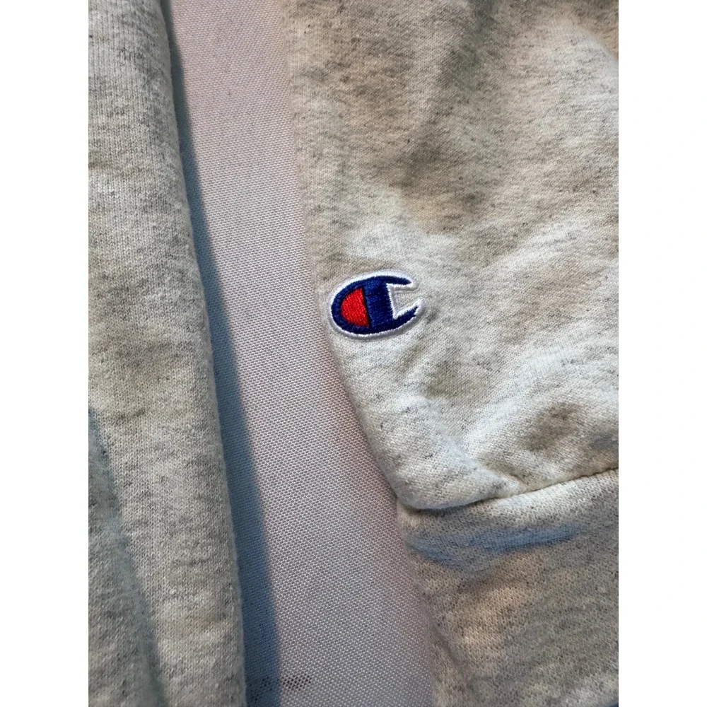 Champion Kids Ole Miss Rebels Hoodie Gray Heather Sweatshirt Youth Large 10-12